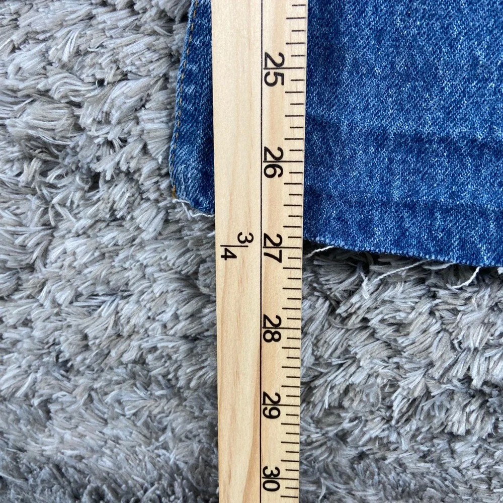 Vintage Levis 501XX Jeans Men 38x30 Blue Denim Raw Hem Fade USA 90s (Fits 36x27)